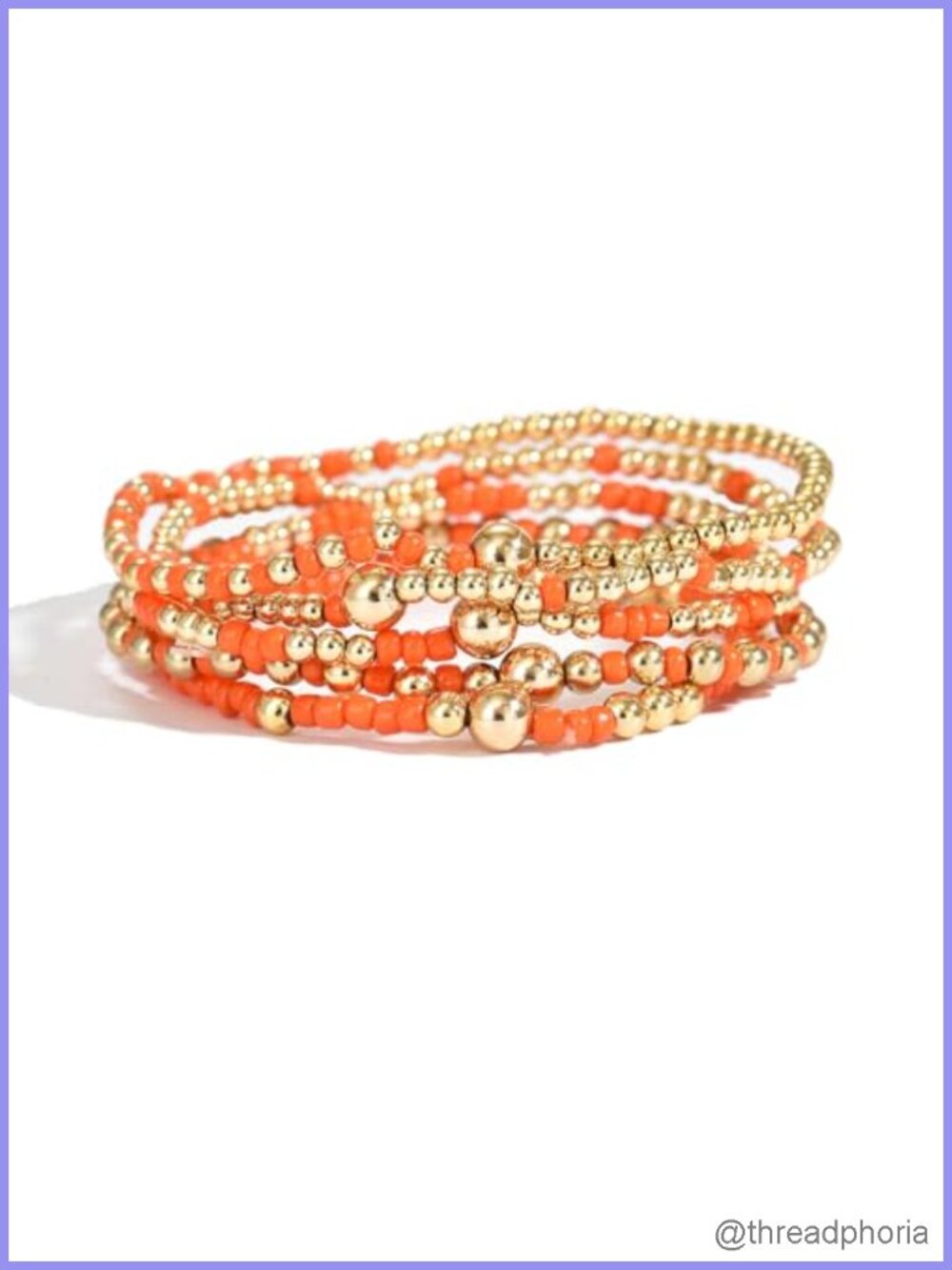 LOTSOF Bohemia Multilayer Beaded Stretch Bracelet Set, Turquoise Resin Boho